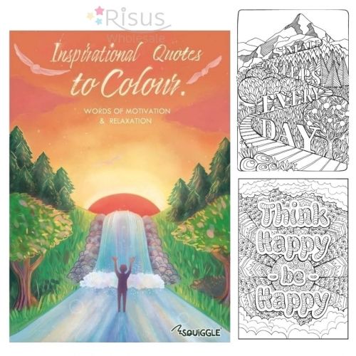 Inspiration Quotes Colouring Book