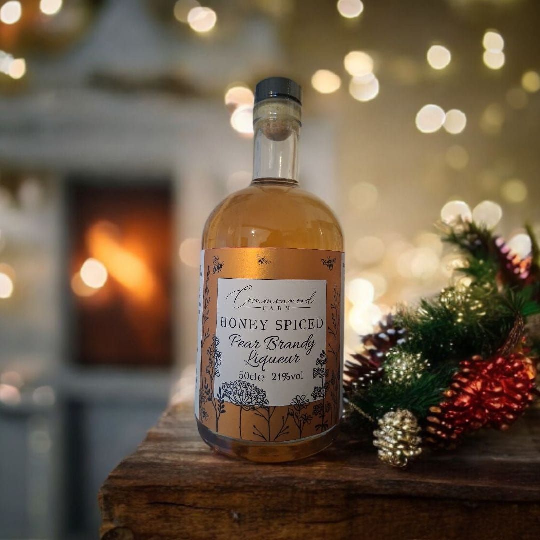 Honey Spiced Pear Brandy Liqueur