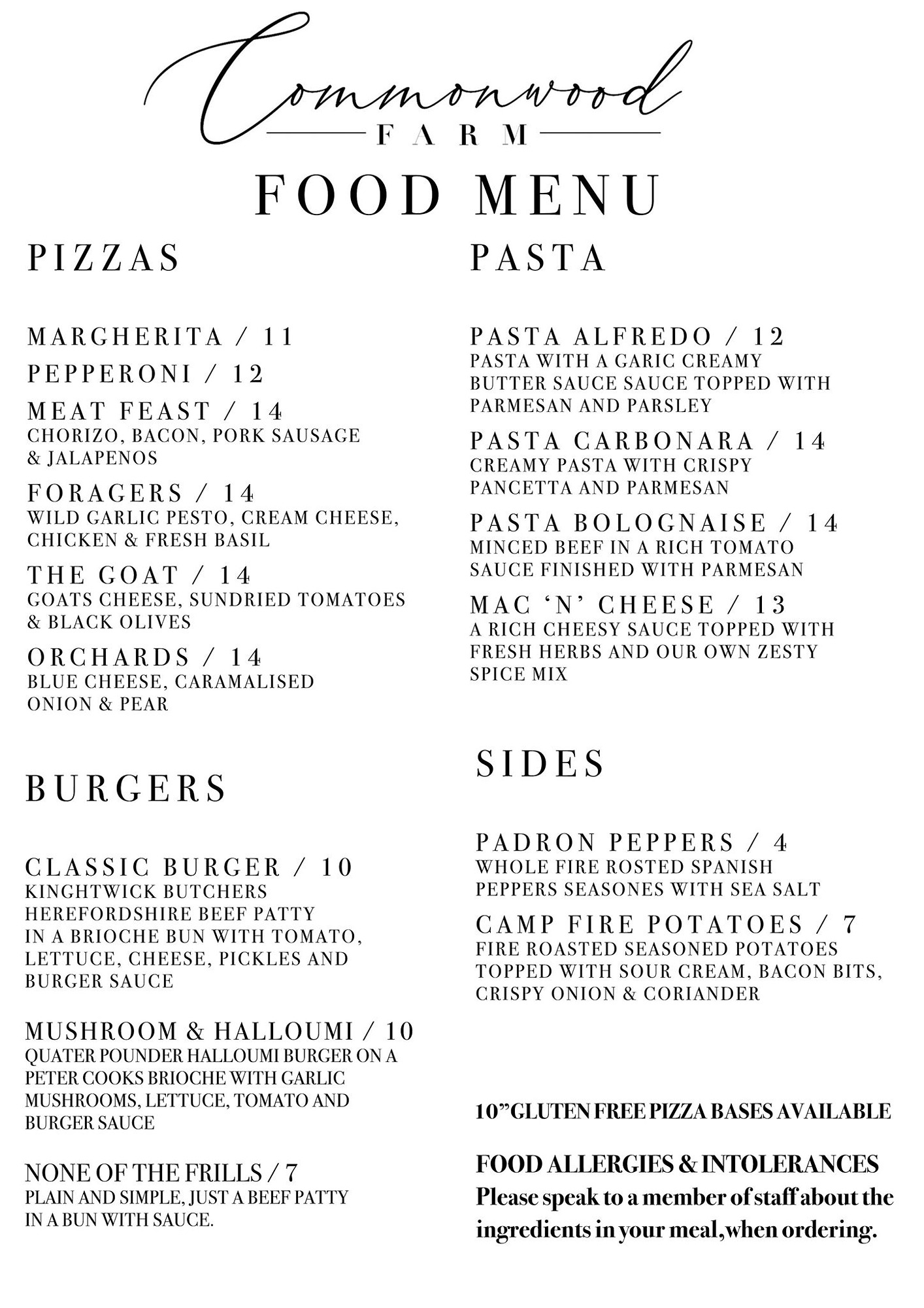 Pop-up Menu