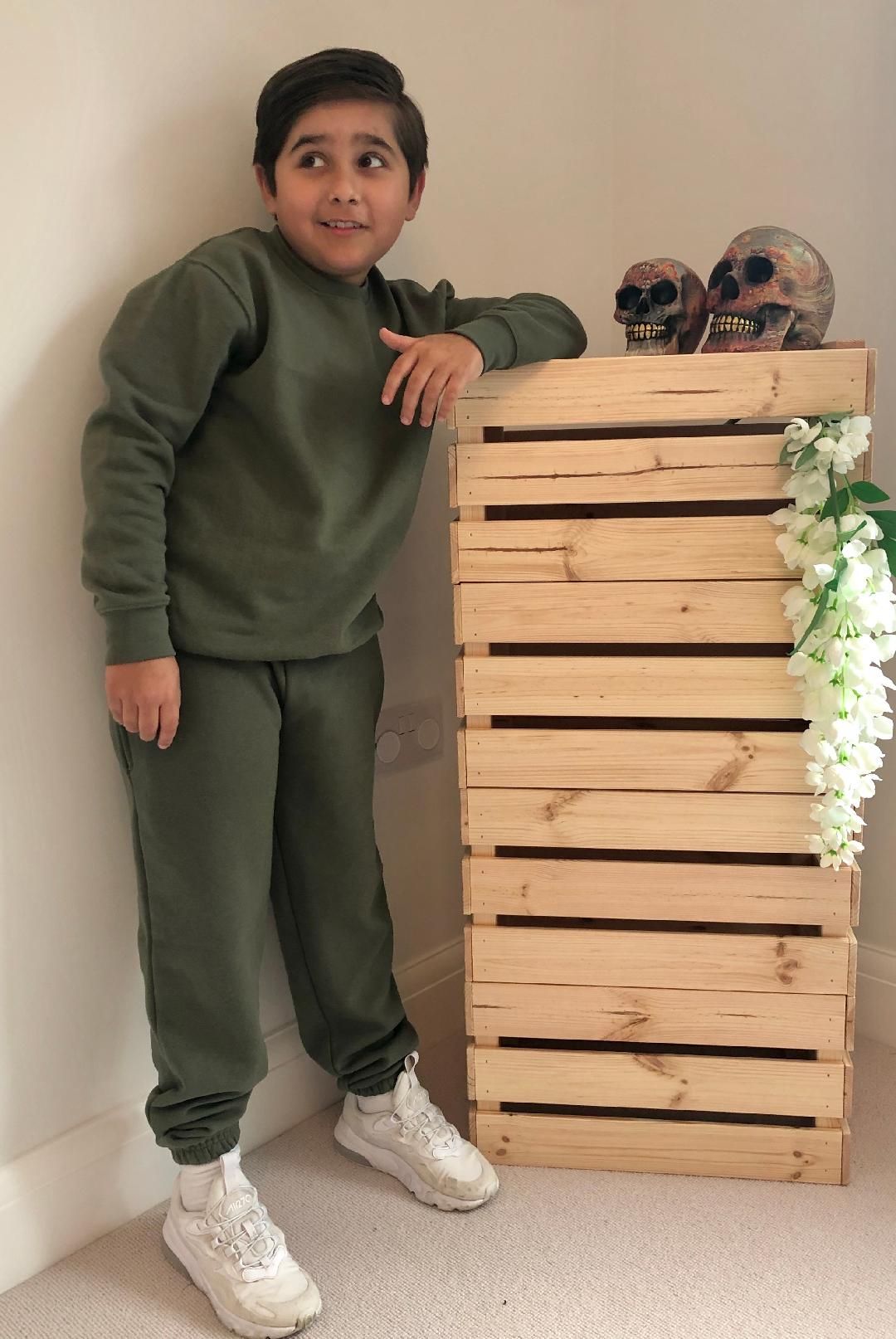Khaki Sweatshirt and Joggers
