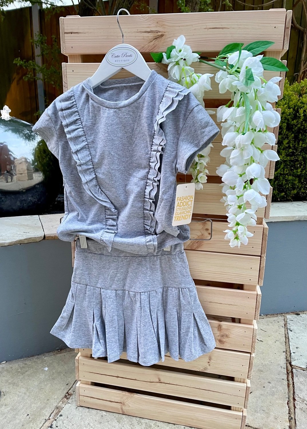Tennis Style Skirt and Top Co-ord