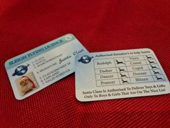 Santa's Sleigh License 