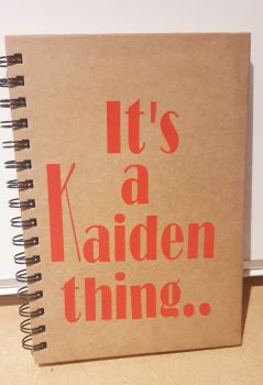 It's a "name" Thing.. - Personalised Lined Notebook