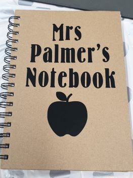 Teachers Personalised Lined Notebook