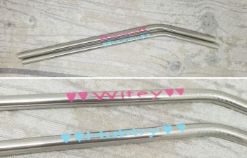 Couple Straw - Hubby & Wifey Stainless Steel Straw