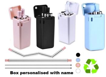 Collapsible Box Name Straw.
