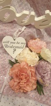 Will you be my Bridesmaid? - Hanging Heart