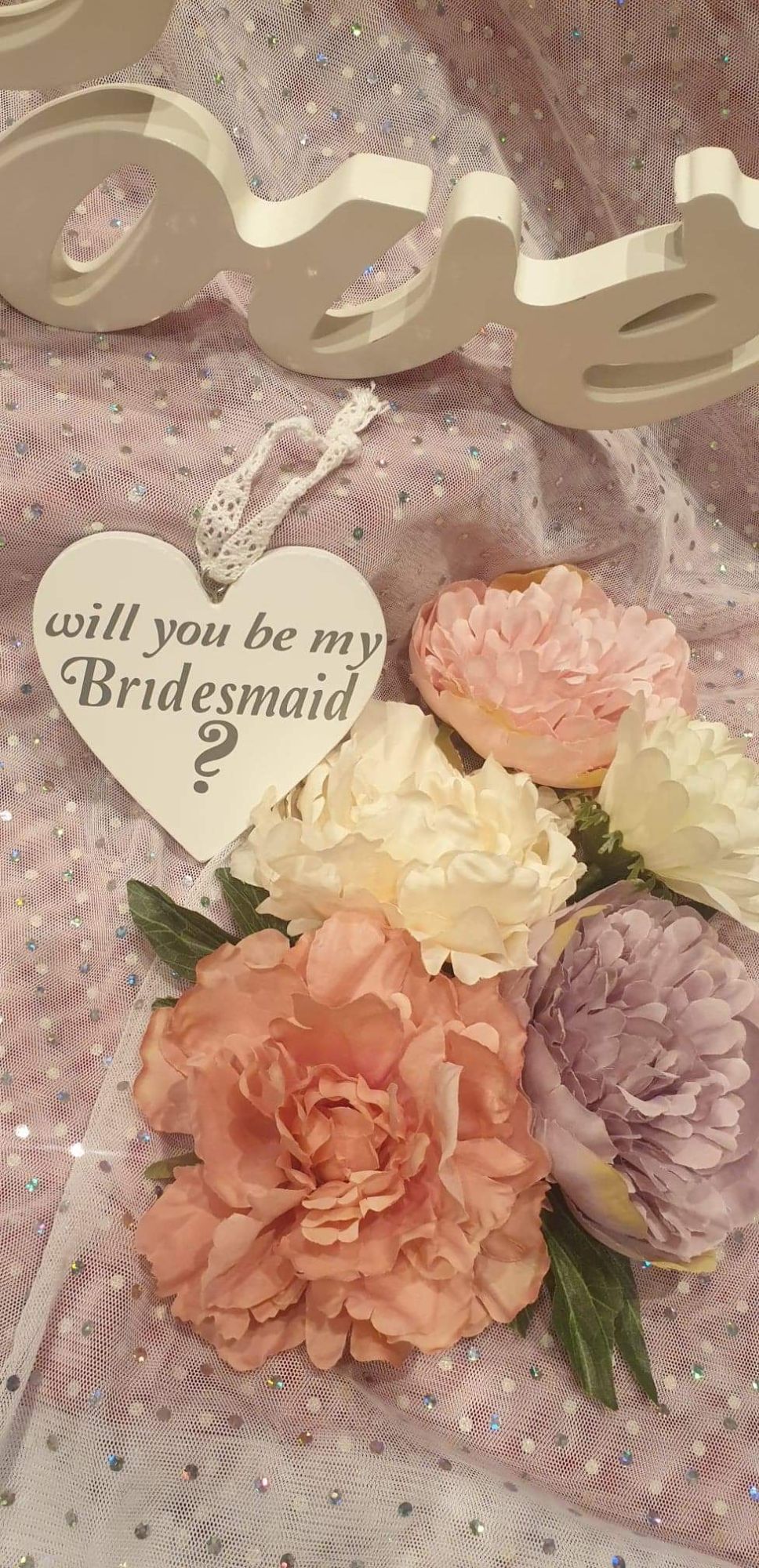 Will you be my Bridesmaid? - Hanging Heart