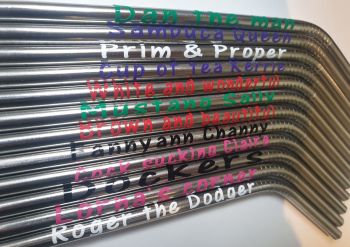 Hen Party Stainless Steel Name Straw.