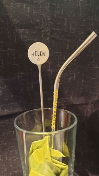 Personalised Straw & Stirrer Set