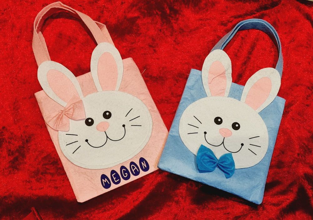 Easter Hunt Bags - Personalised with name
