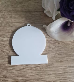 Snowglobe Acrylic Blank