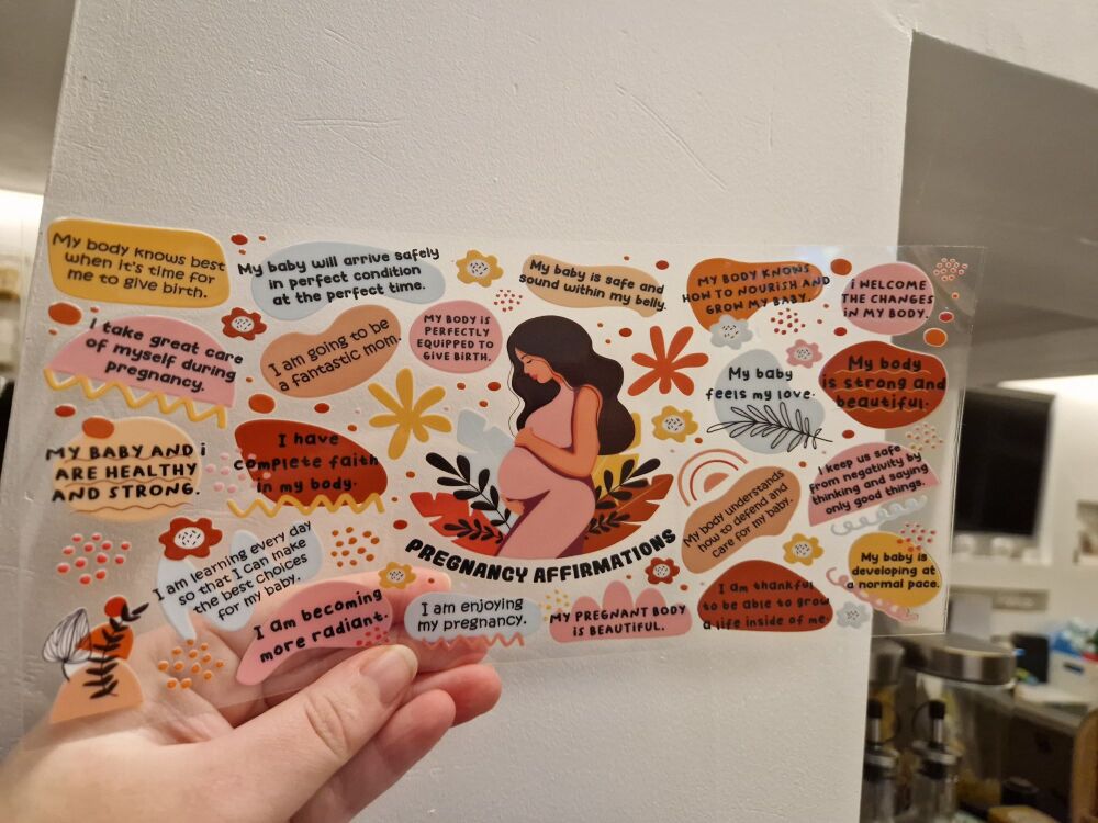 16oz Wrap - Pregnancy Affirmations