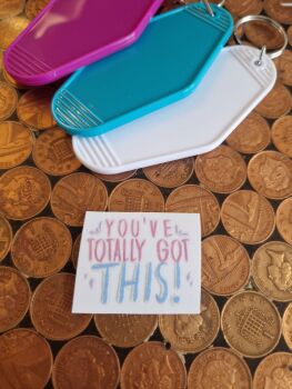Motel Keyring Decal - You've totally got this