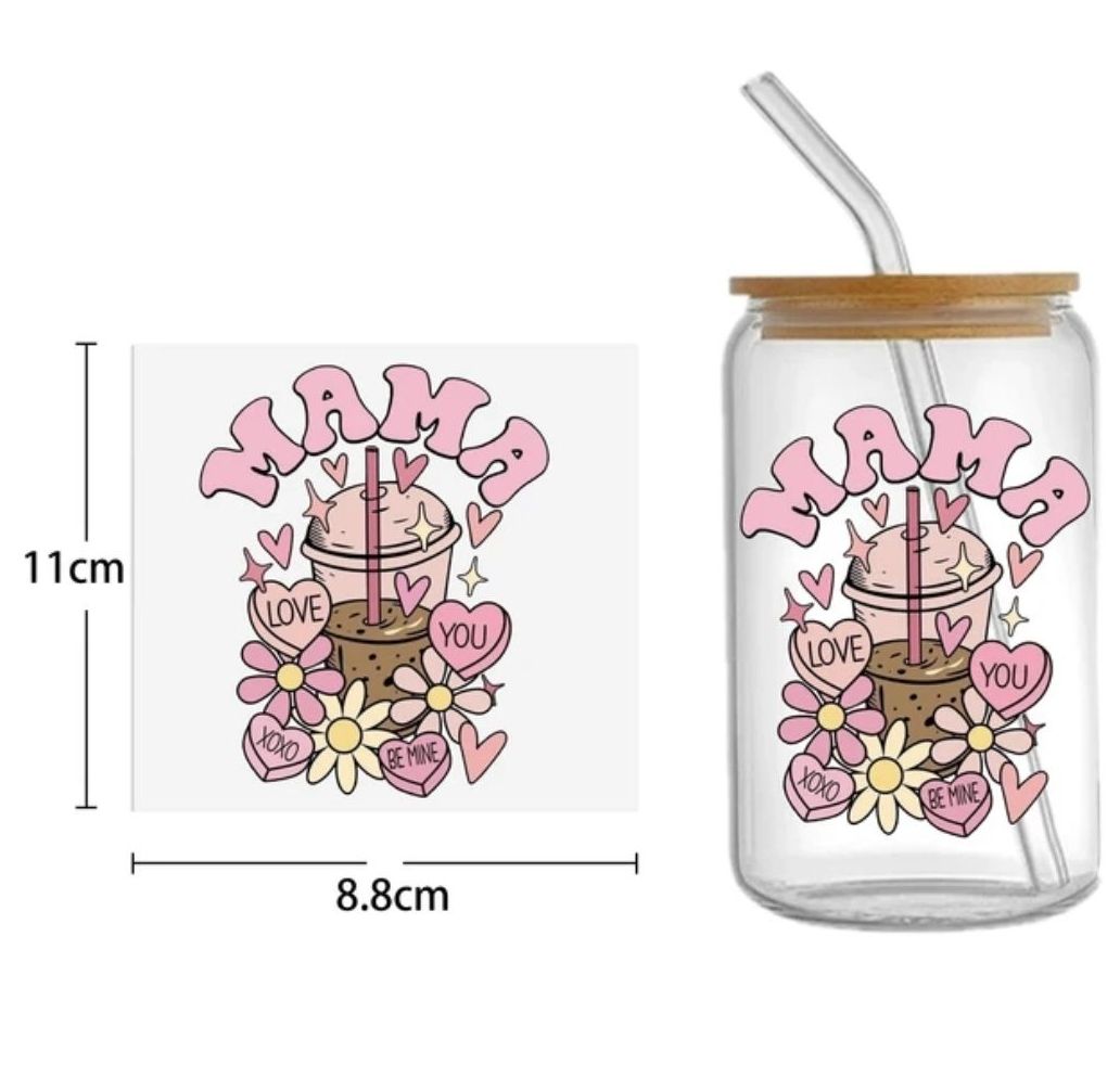 Decal - Mama, Coffee and Hearts