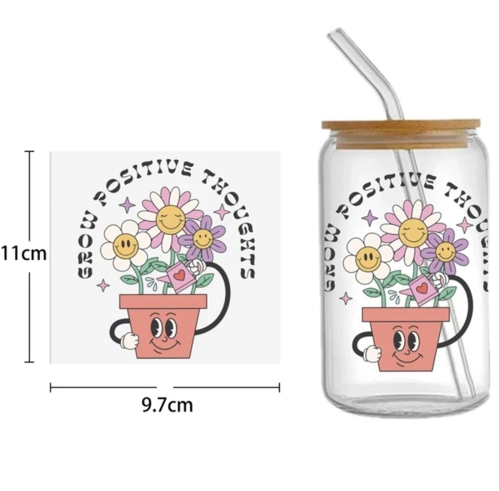Decal - Grow positive thoughts