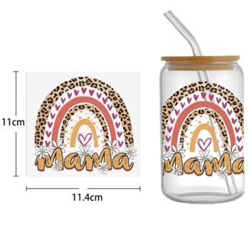 Decal - Mama, rainbow
