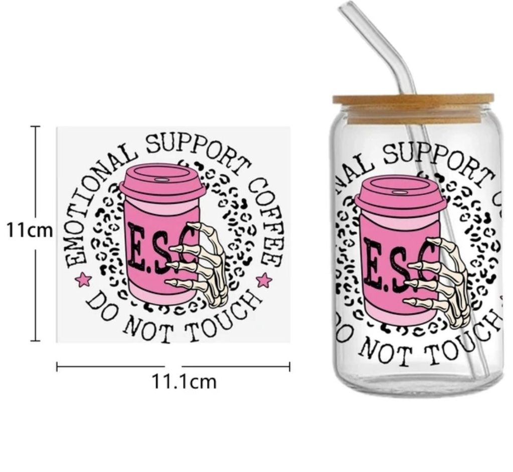Decal - Emotional Support Coffee