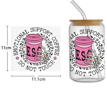 Decal - Emotional Support Coffee