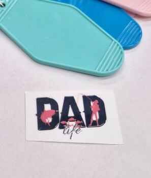 Motel Keyring Decal - Dad Life