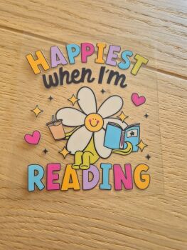 Decal - Happiest when i'm reading