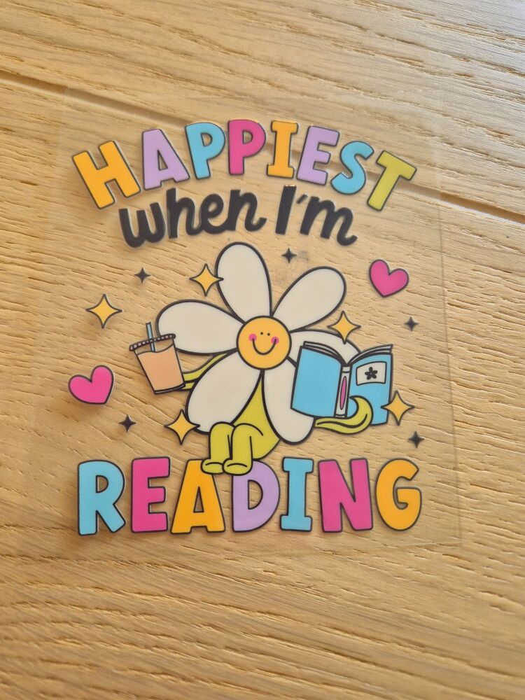 Decal - Happiest when i'm reading