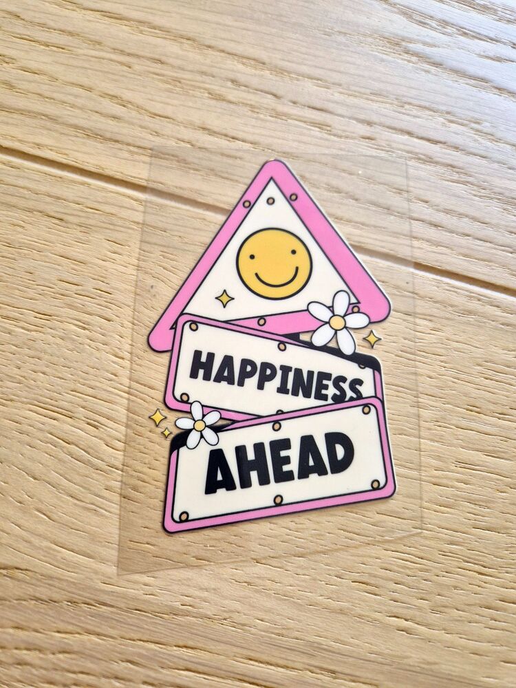 Decal - Happiness Ahead