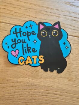 Decal - Hope you like cats