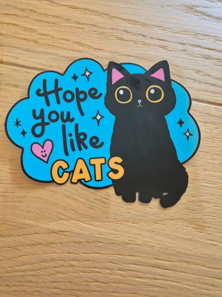 Decal - Hope you like cats