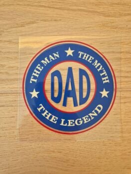 Decal - Dad, the man, the myth, the legend