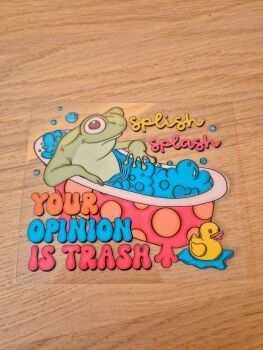 Decal - Splish Splash your opinion is trash