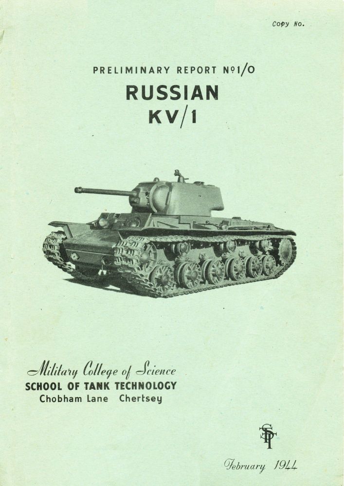 KV-1 Heavy Tank STT Preliminary Report 1/0