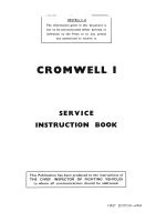 Cromwell I Service Instruction Book