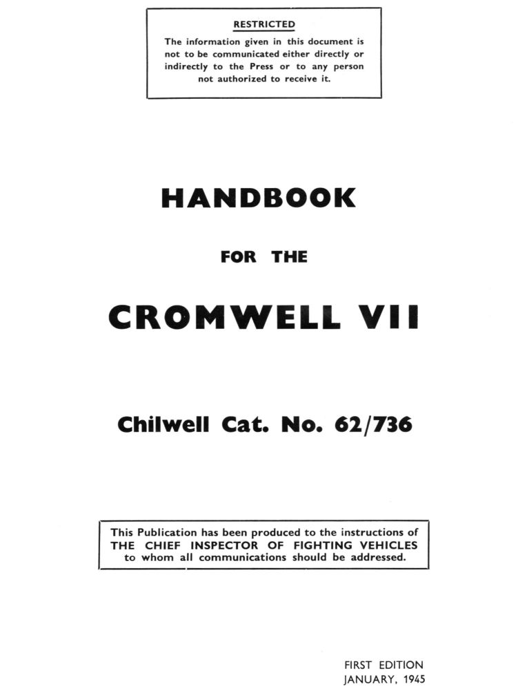 Cromwell VII Handbook