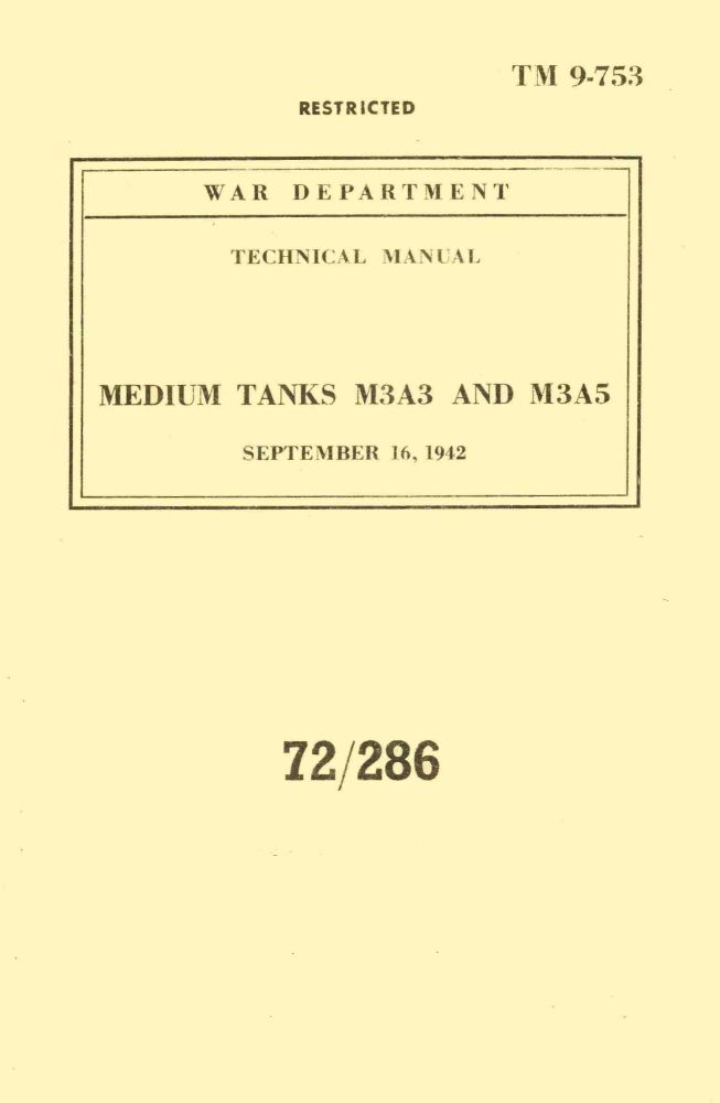 M3A3 & M3A5 Grant/Lee Technical Handbook