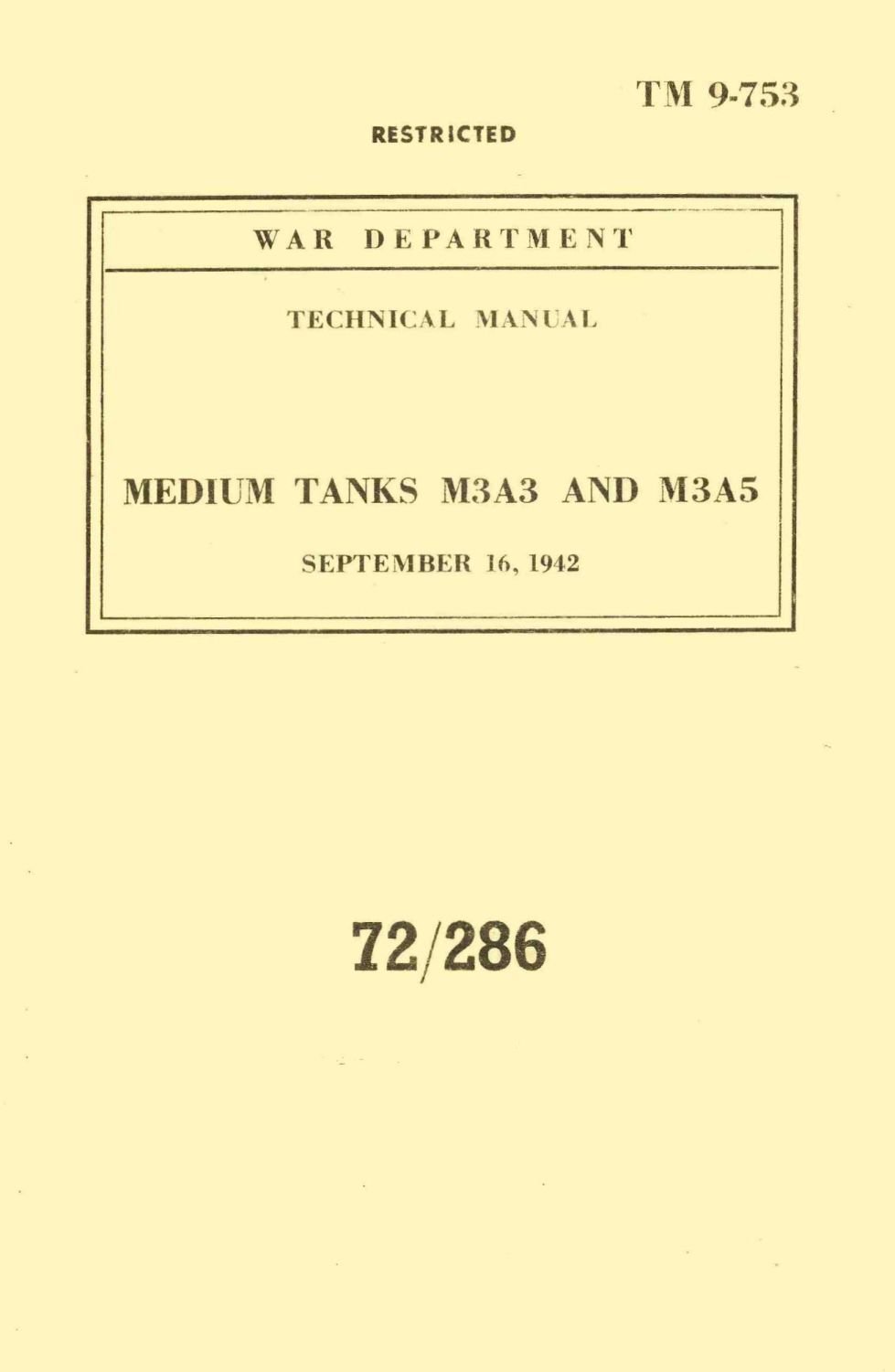 M3A3 & M3A5 Grant/Lee Technical Hanbook
