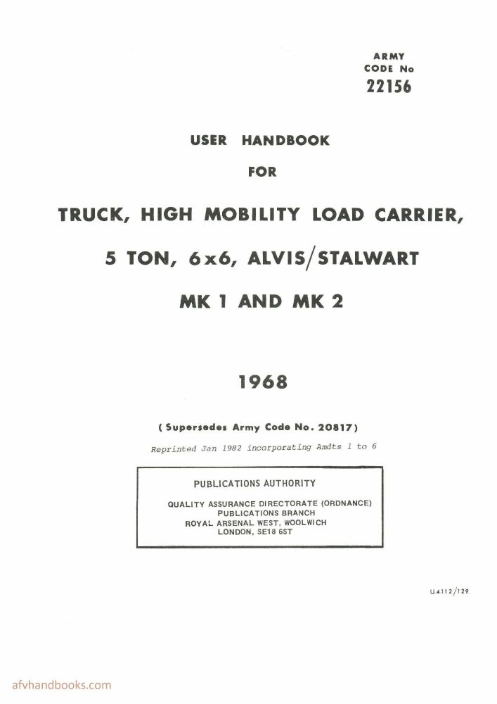 Stalwart Mks 1 & 2 User Handbook
