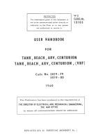 Centurion BARV User Handbook