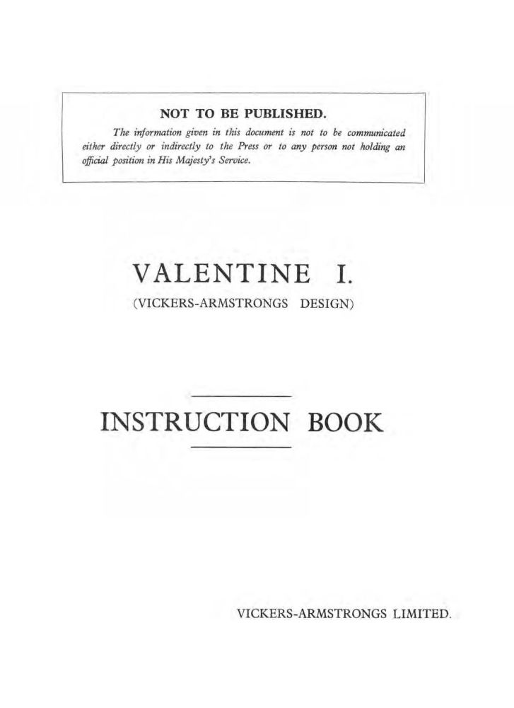 Valentine I Instruction Book