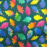 Rainbow Leaves, Organic Cotton Custom Panties