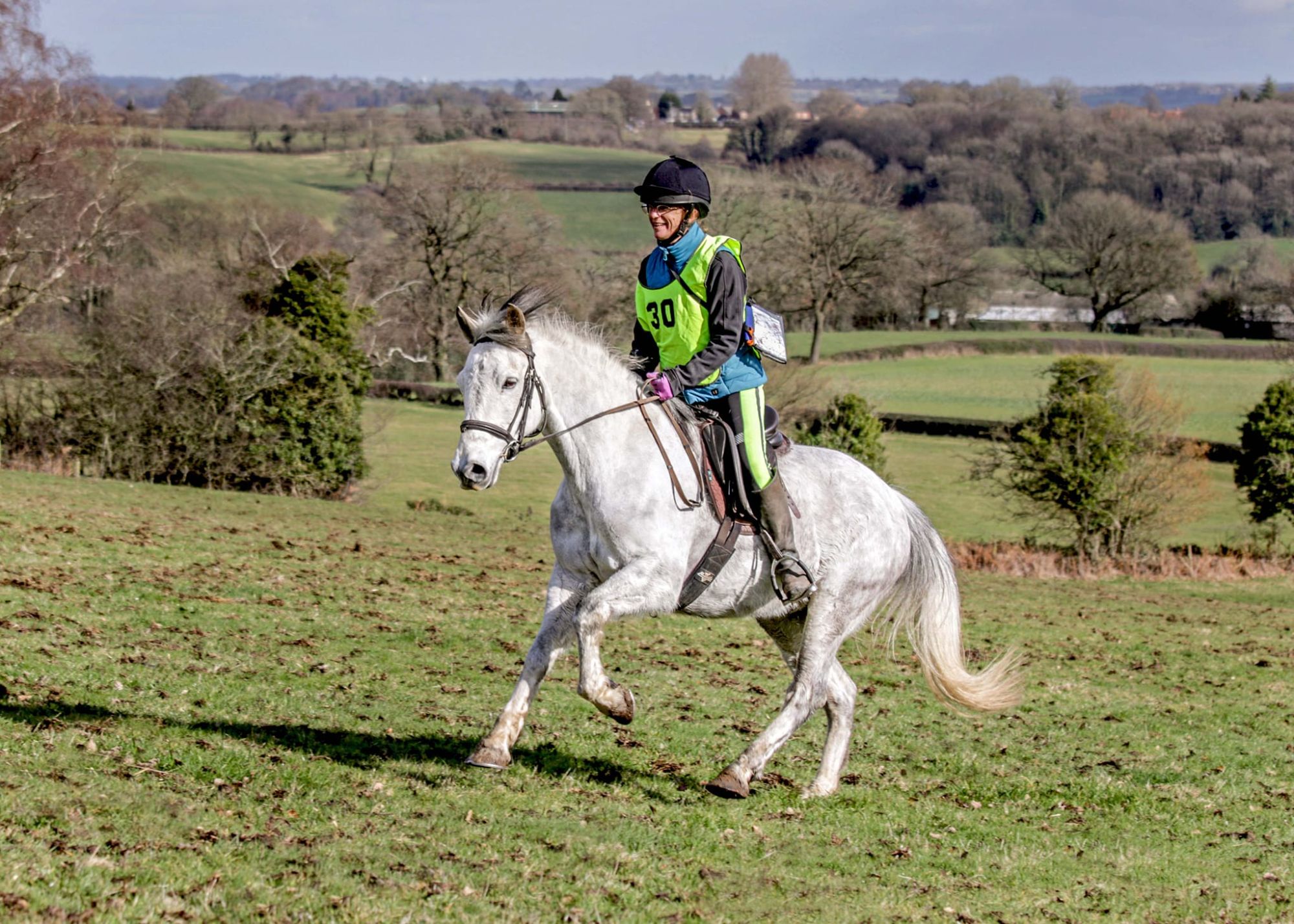 Canter work on endurance ride