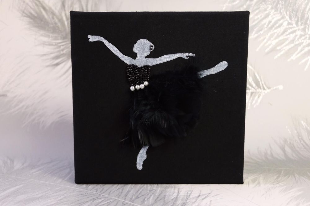 Black Ballerina Canvas