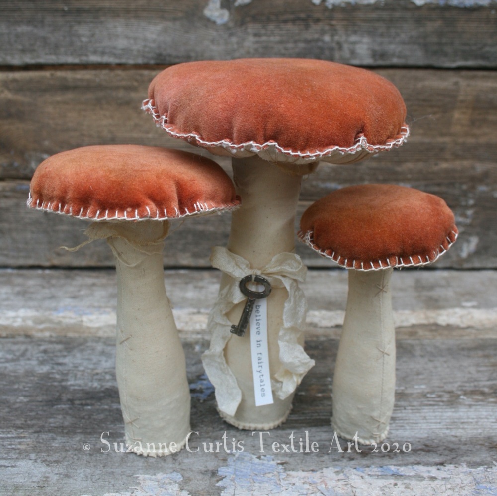 Set of Brown Hand Dyed Velvet - Y
