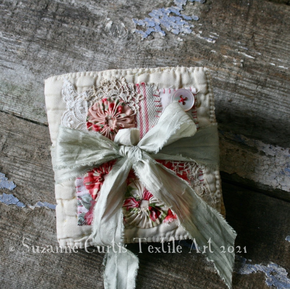 Textile Needle Book - Vintage Quilt