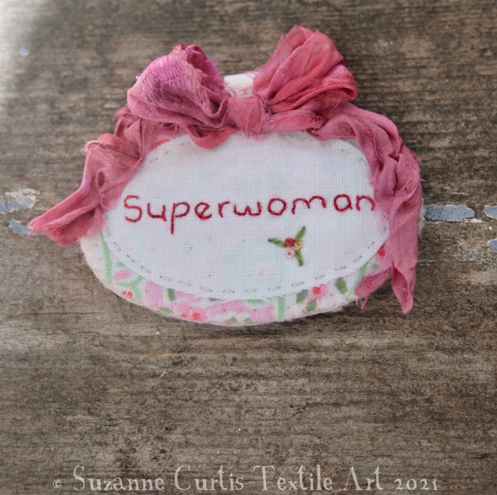 Superwoman Brooch 01