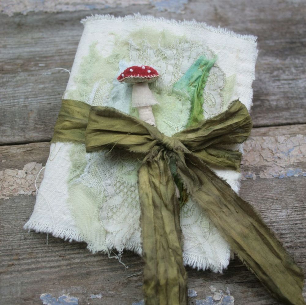 Textile Needle Book Toadstool A