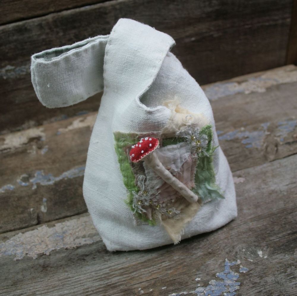 Vintage Textile Knot Bag A
