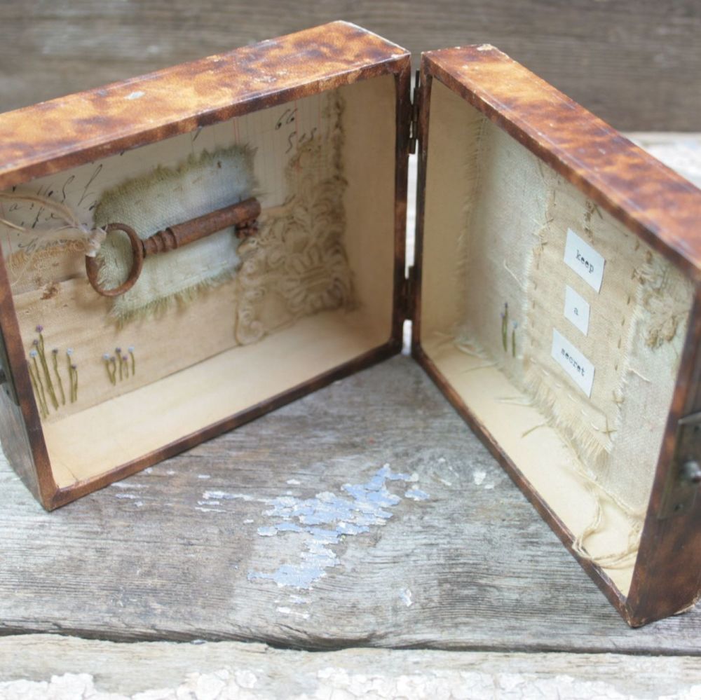 Antique Key in Box