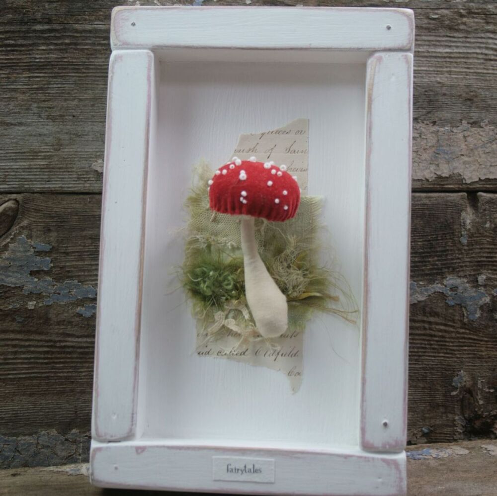 Framed Fly Agaric Toadstool