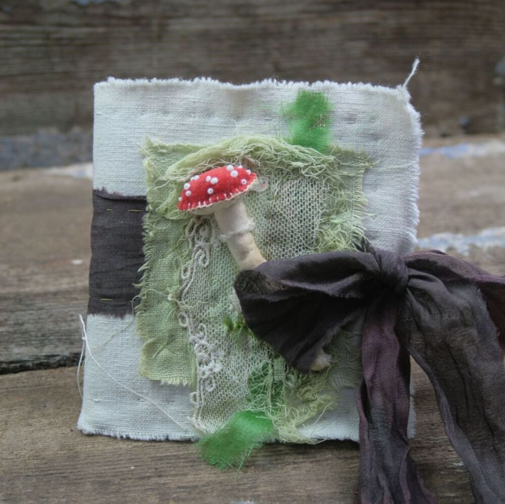 Textile Toadstool Needlebook A